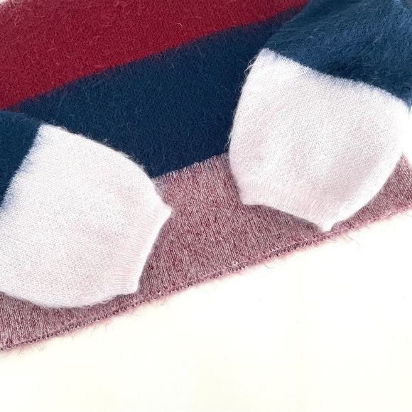 Club Monaco NWOT Rinty Color Block Mohair Blend Sweater - Picture 7 of 12